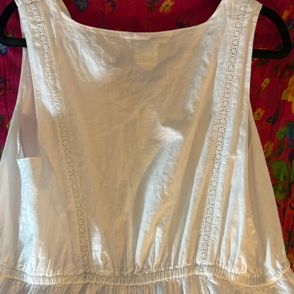 Joie White Embroidered Midi Dress - Picture 8 of 11